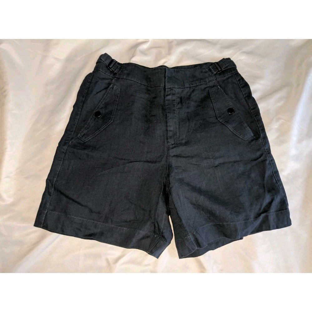 Athleta Voyager Linen Shorts Size 6 Granite 7 Inch Inseam Pockets Athleta - Picture 10 of 16